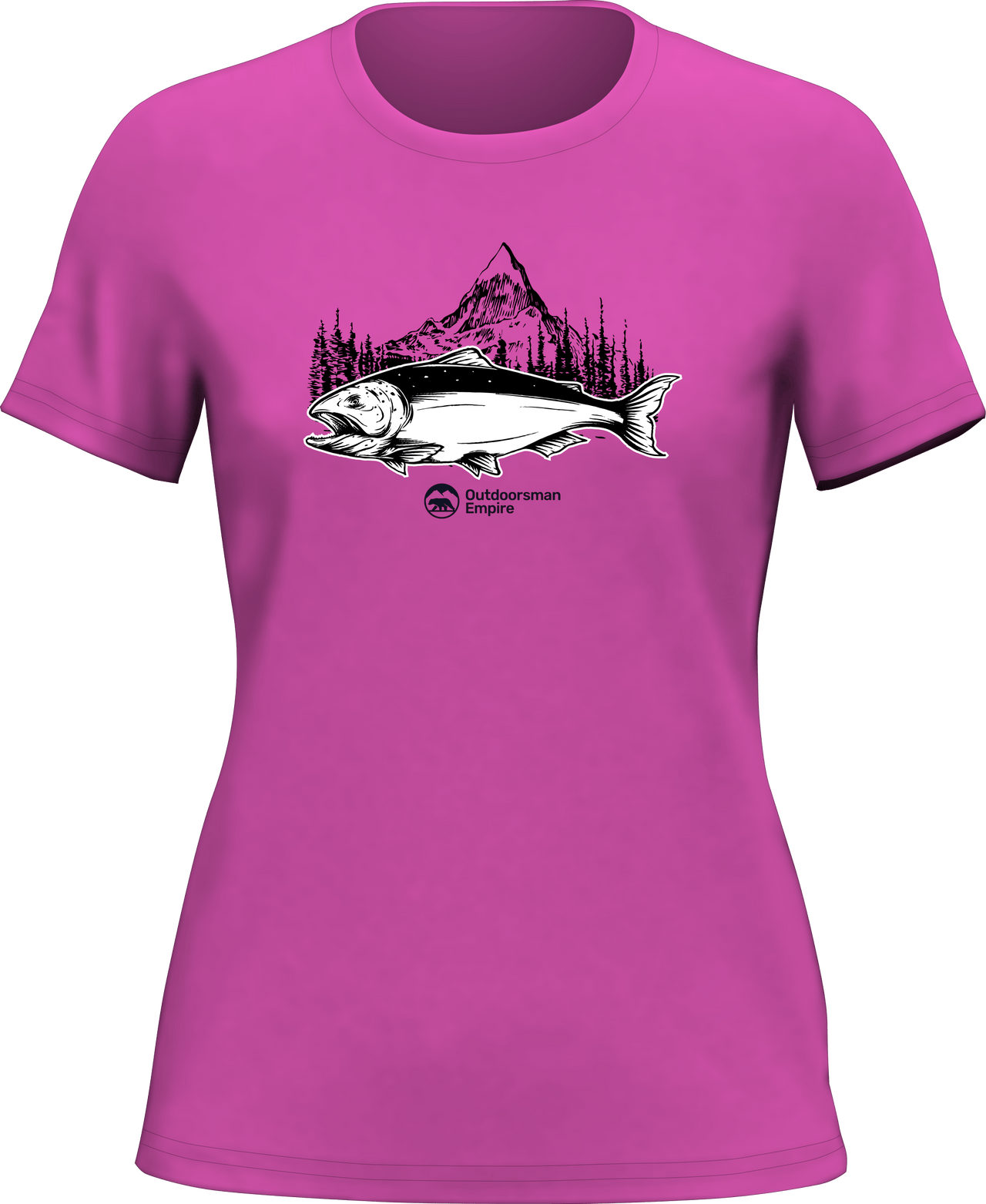 Fishing Mountain T-Shirt for Women