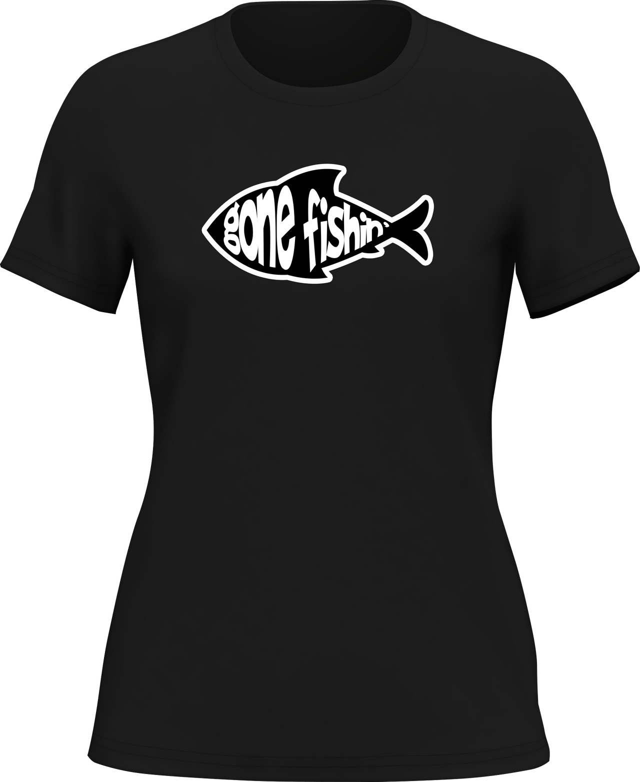 Gone Fishing v3 T-Shirt for Women