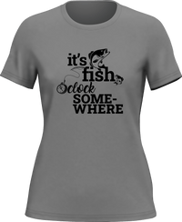 Thumbnail for Its Fishing O'clock T-Shirt for Women