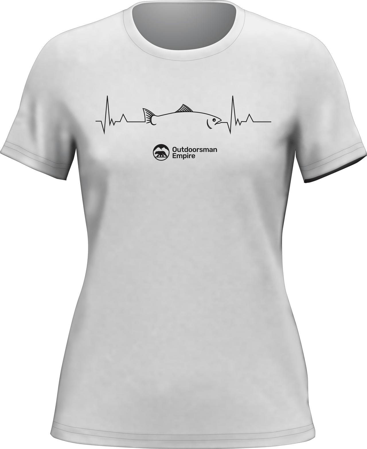 Fishing Cardiogram T-Shirt for Women
