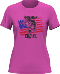 Thumbnail for Fisherman American Empire Color T-Shirt for Women