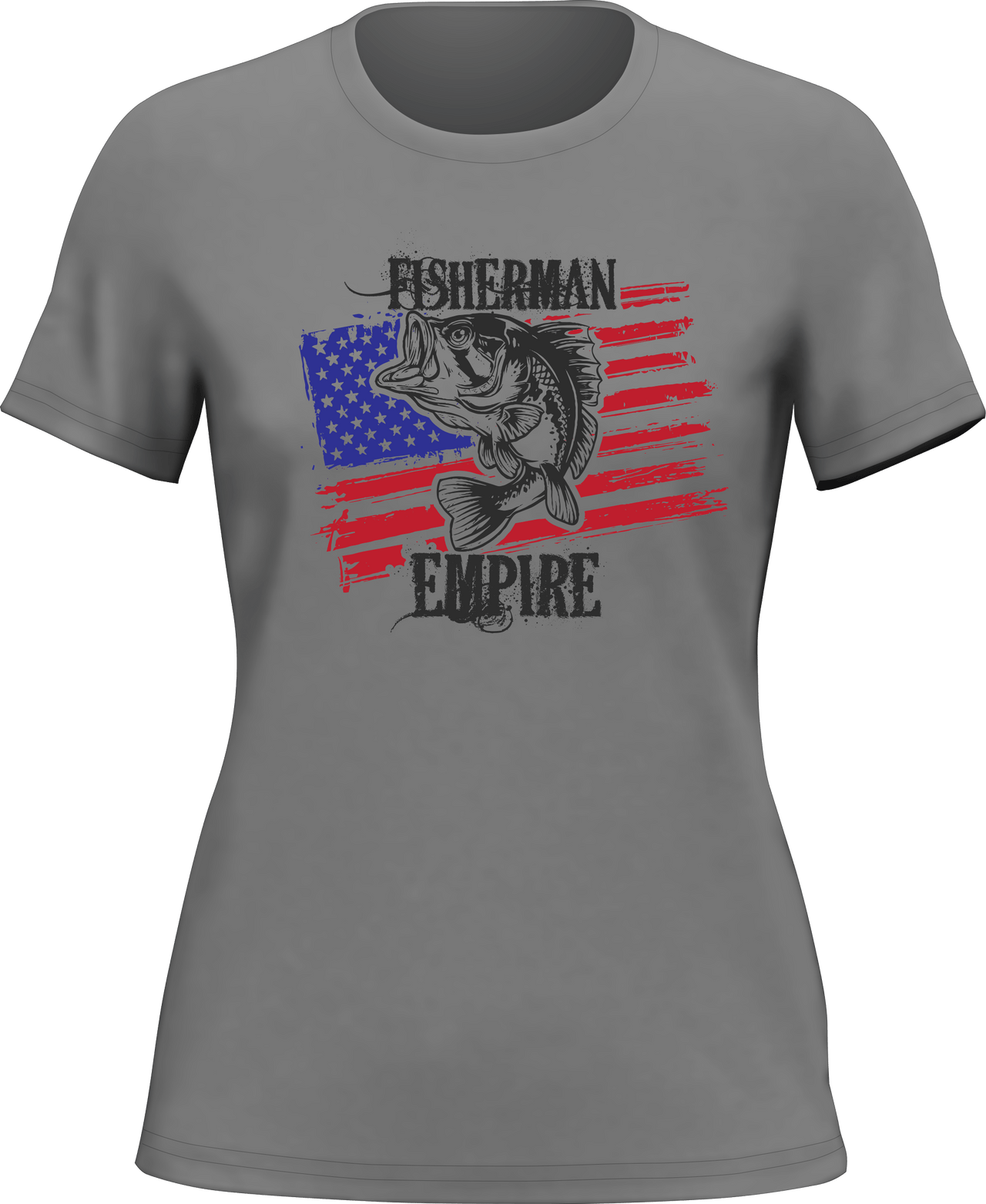 Fisherman American Empire Color T-Shirt for Women
