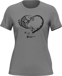 Thumbnail for Fishing Heart T-Shirt for Women