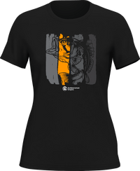 Thumbnail for Fishing Grunge Bars T-Shirt for Women