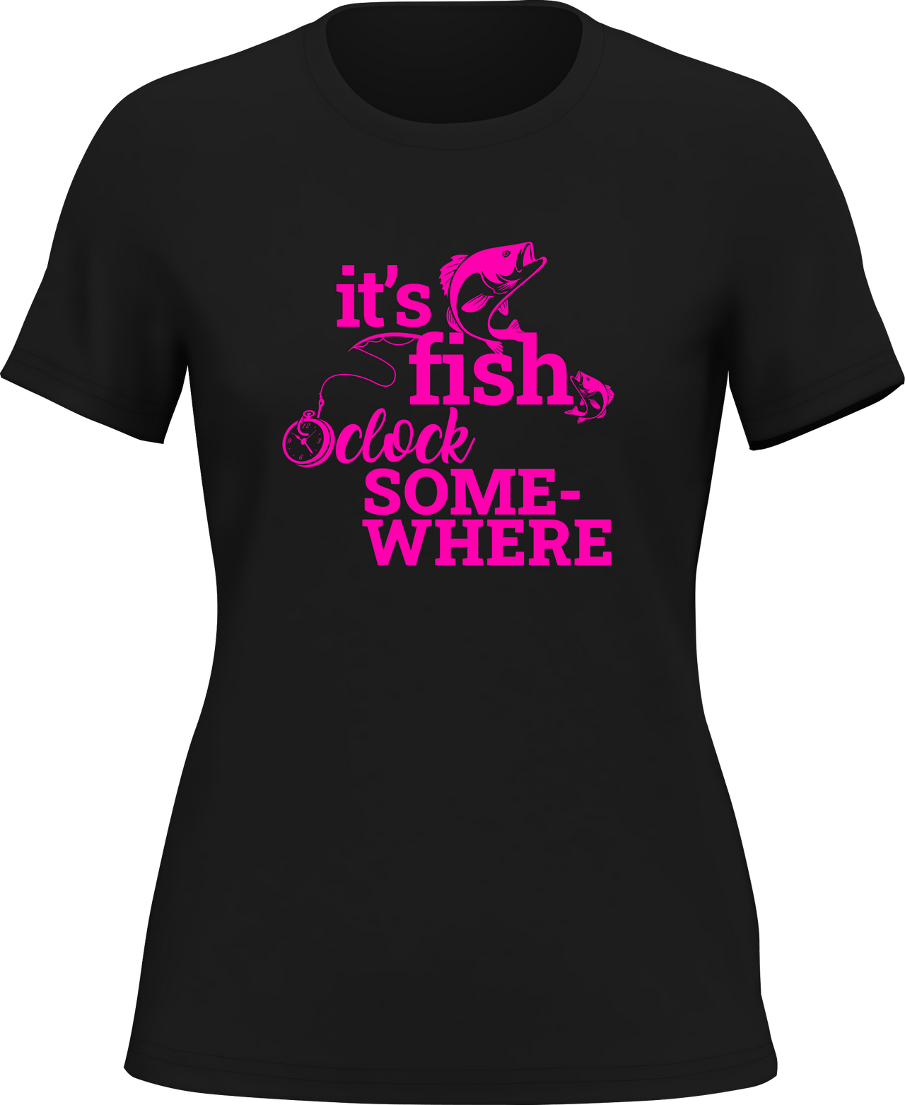 Its Fishing O'clock T-Shirt for Women