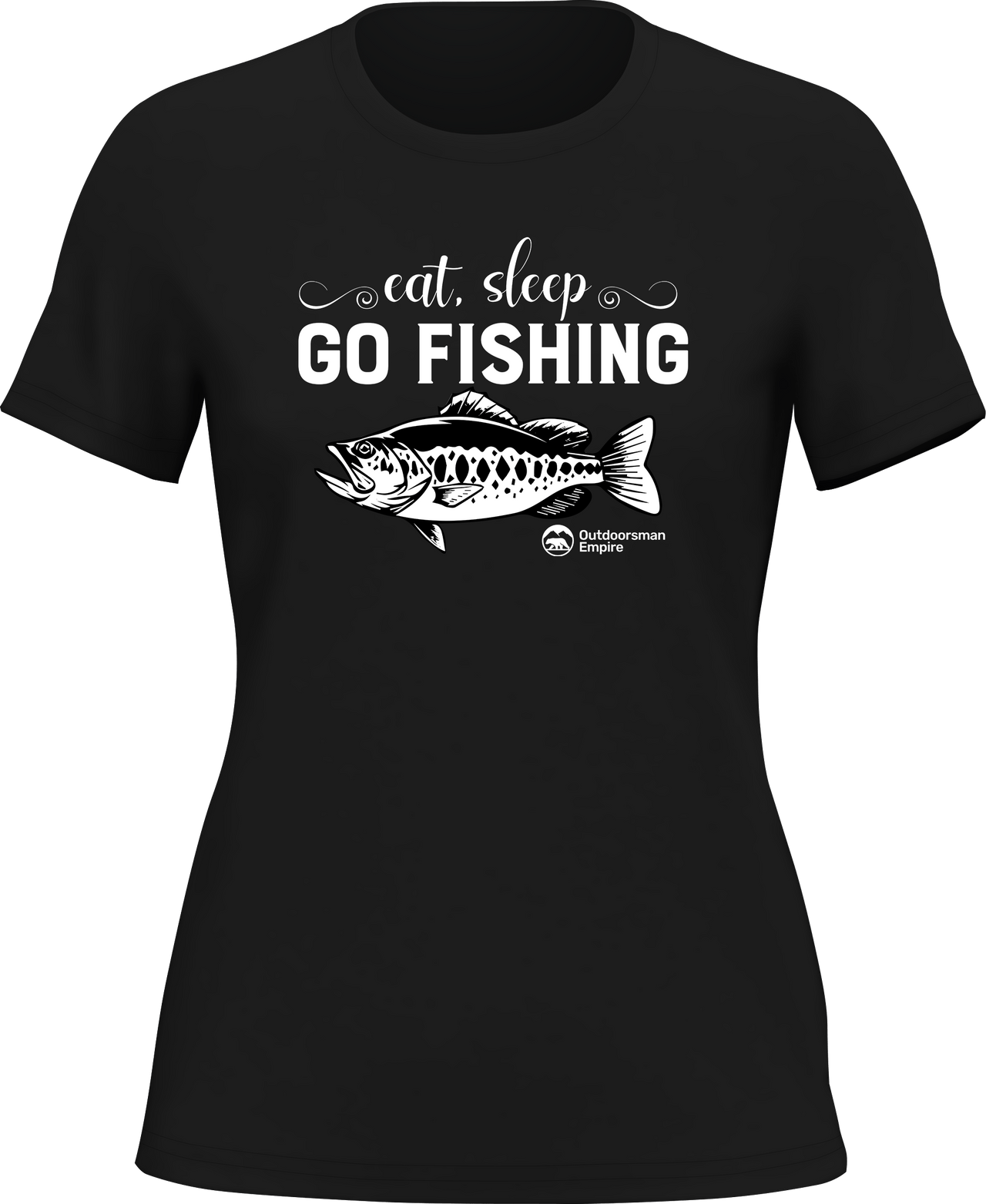 Eat Sleep Go Fishing T-Shirt for Women