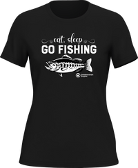 Thumbnail for Eat Sleep Go Fishing T-Shirt for Women