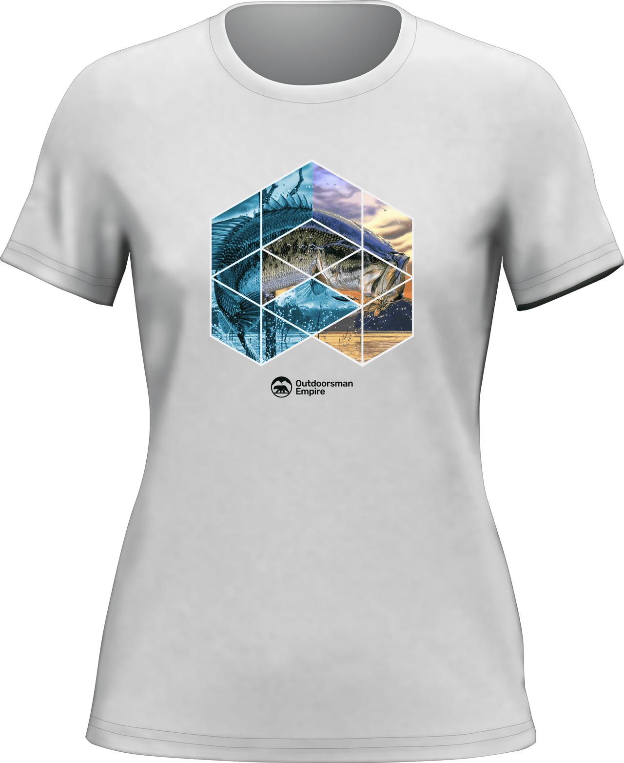 Fishing Geometry T-Shirt for Women