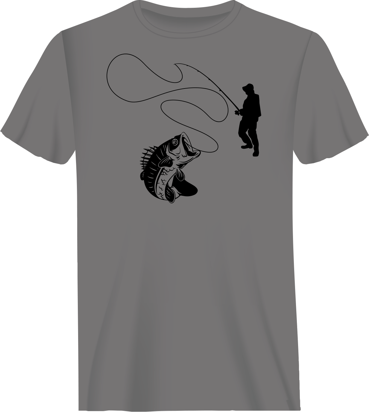 Fishing Lines Man T-Shirt