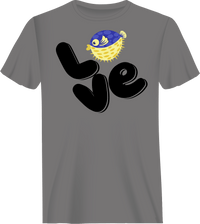 Thumbnail for Love Fishing Blue Blowfish Globe Man T-Shirt
