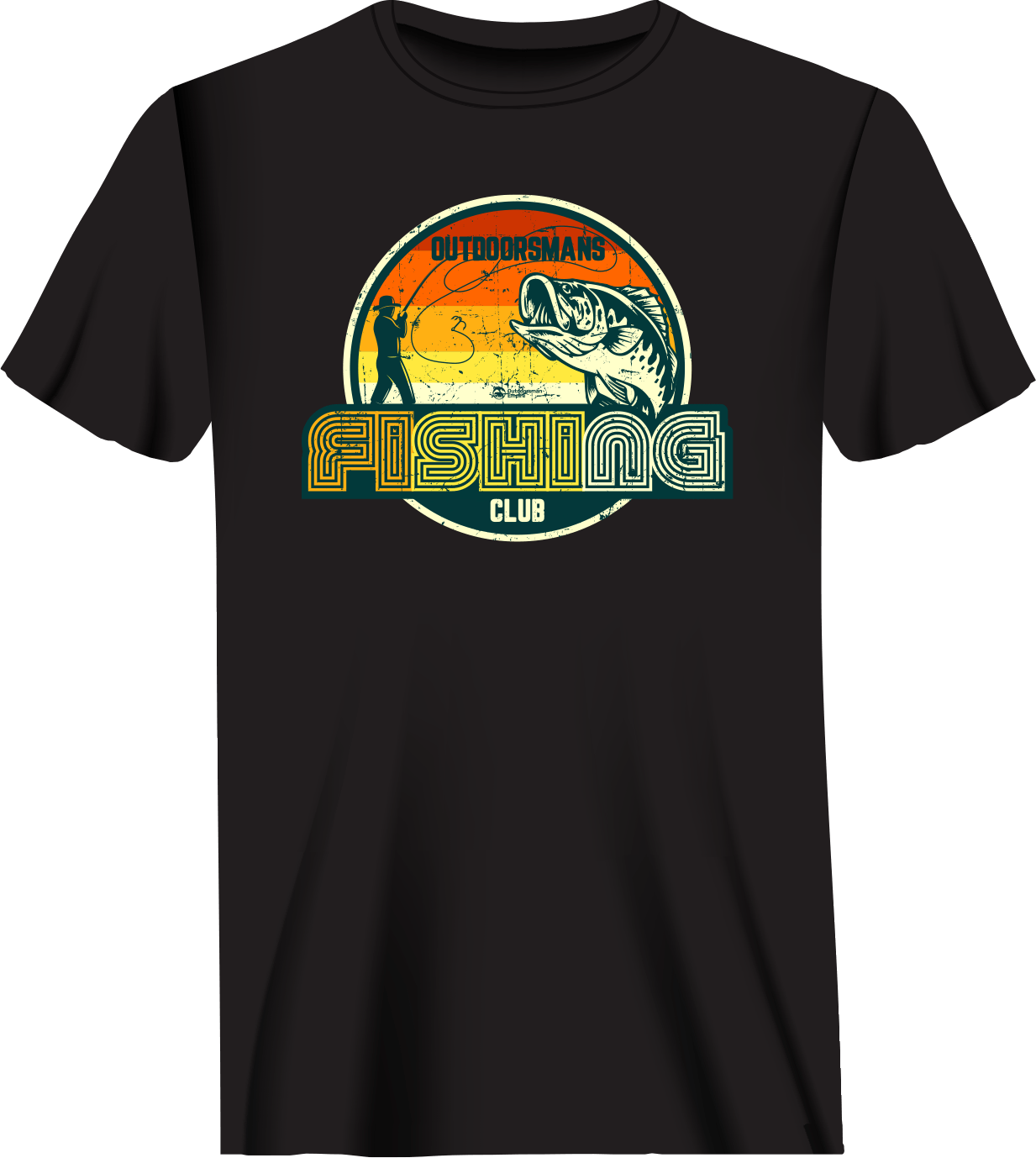 Outdoorsman Fishing Club 80 Man T-Shirt
