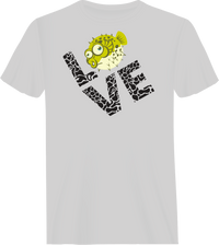 Thumbnail for Love Fishing Green Blowfish Globe Man T-Shirt