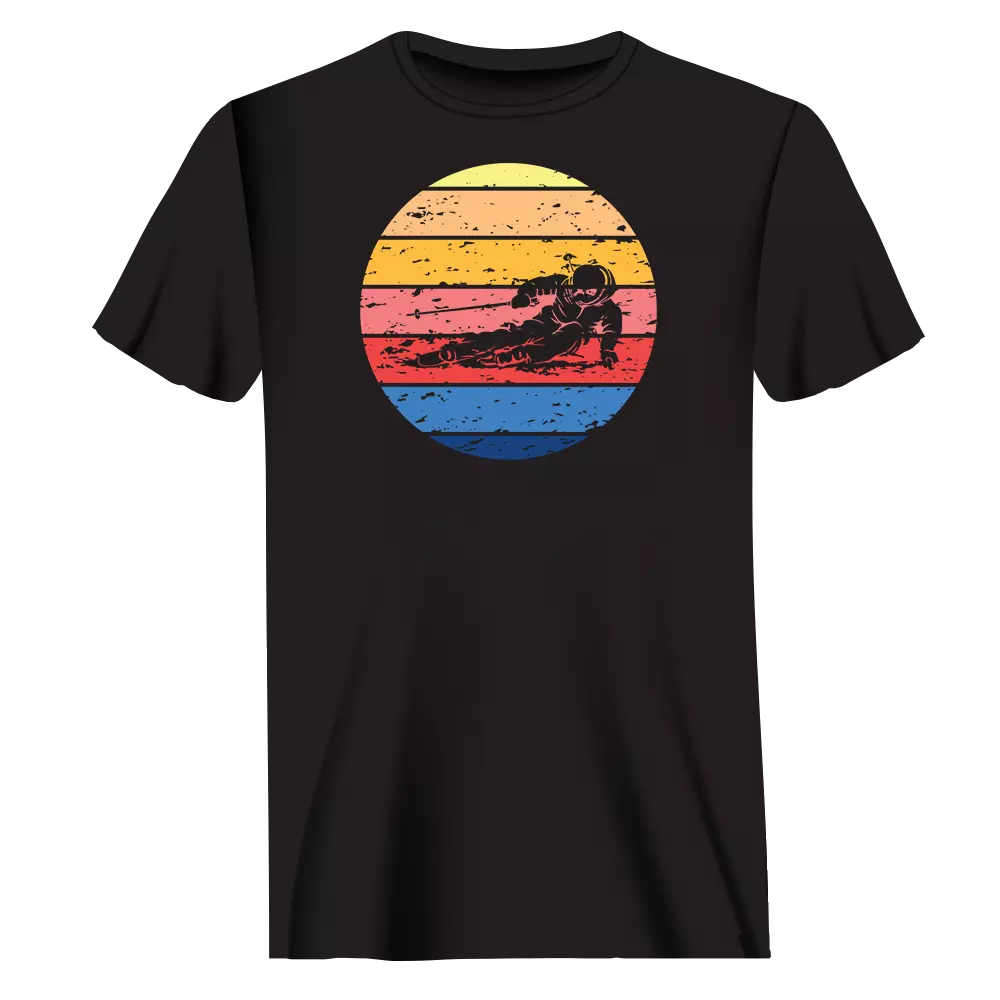 Vintage Skier T-Shirt for Men