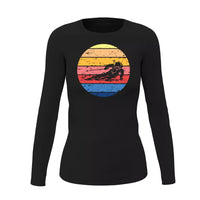 Thumbnail for Vintage Skier Women Long Sleeve Shirt