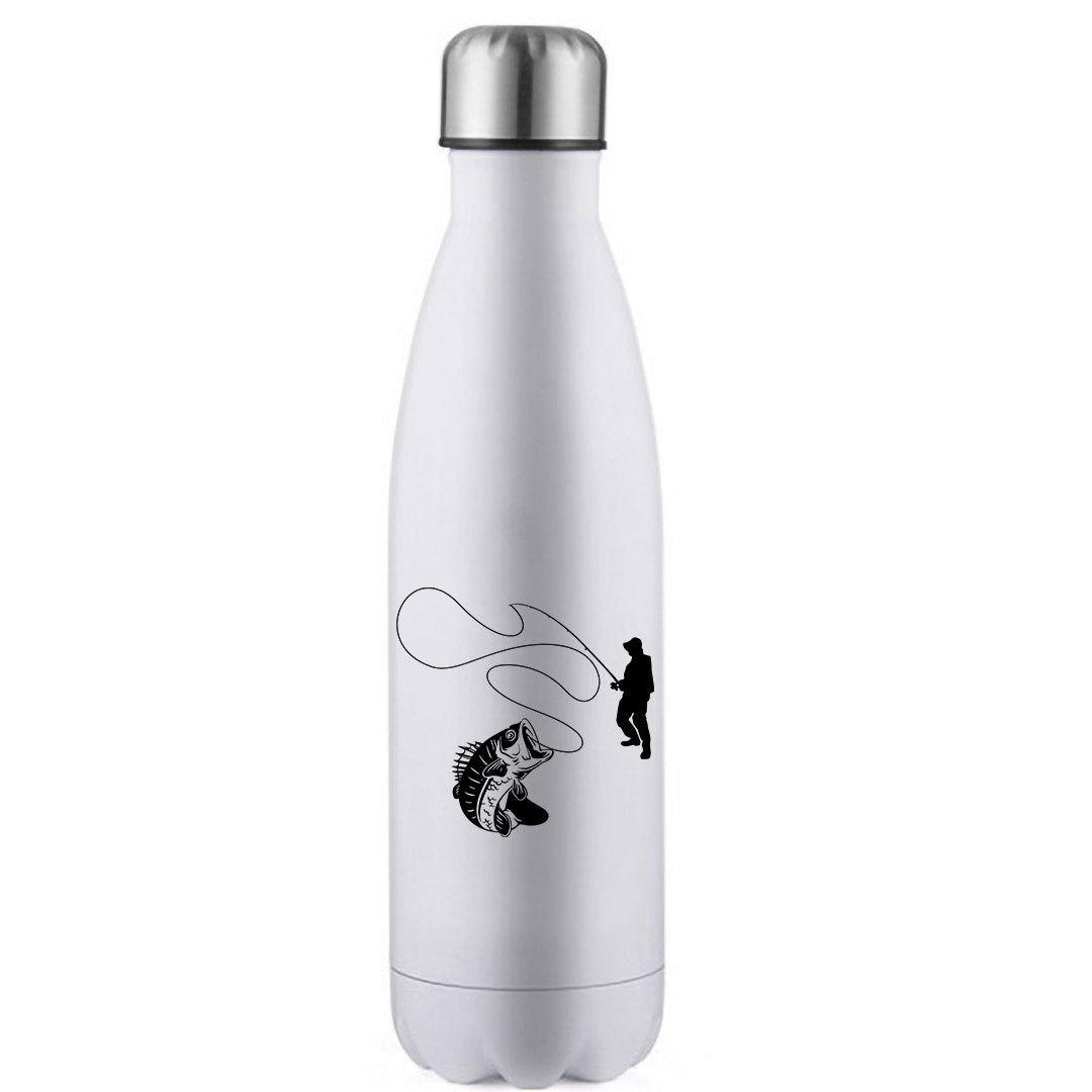 Fishing Lines' Stainless Steel Water Bottle