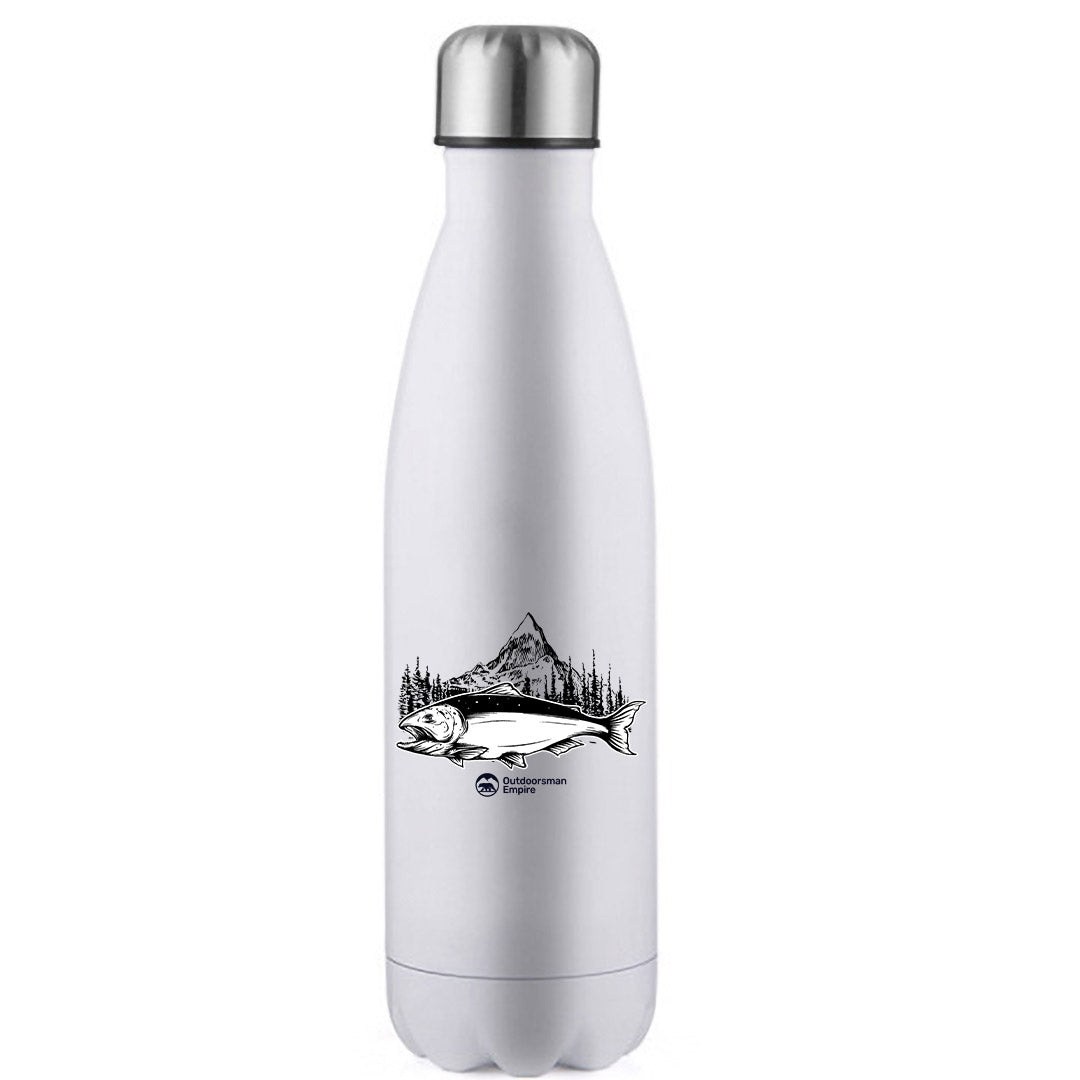 Fishing Mountain' Stainless Steel Water Bottle
