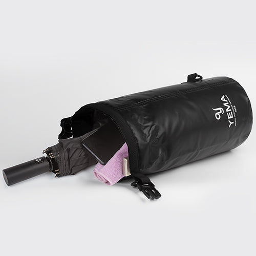 Black Dry Bag with Waterproof Phone Pouch