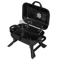Thumbnail for Portable Folding Charcoal Grill BBQ and Smoker with Lid