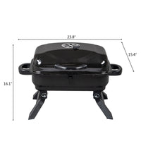 Thumbnail for Portable Folding Charcoal Grill BBQ and Smoker with Lid