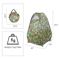 Thumbnail for Portable Shower Tent Outdoor Privacy Toilet Changing Room