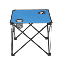 Thumbnail for Oxford Cloth Steel Square Outdoor Travelling Folding Table