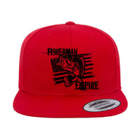Thumbnail for Fisherman Empire Embroidered Flat Bill Cap