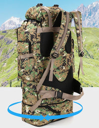 Thumbnail for Waterproof Outdoor Camping Hiking 100L Large Capacity Backpack