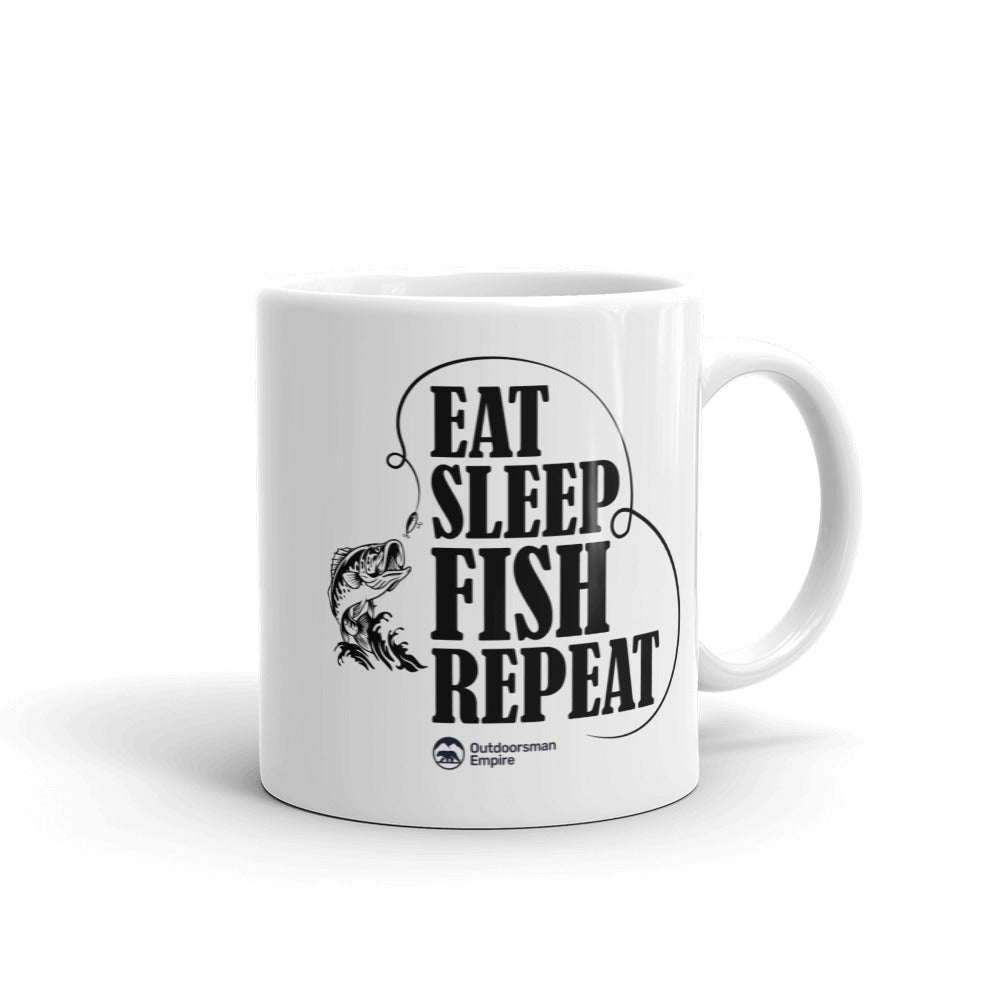 Eat Sleep Fish Repeat 11oz Mug