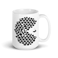 Thumbnail for Fishing Pacman Style Coffee Mug